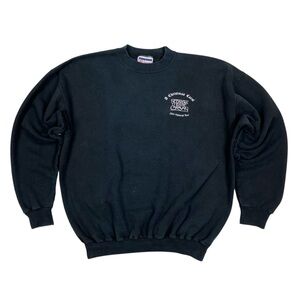 Vintage 2004 Nebraska Theatre Caravan A Christmas Carol Sweatshirt Faded Black